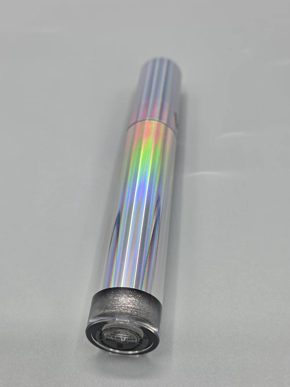 Silver Glitter Lip Gloss Holographic Tube Shine Lip Gloss